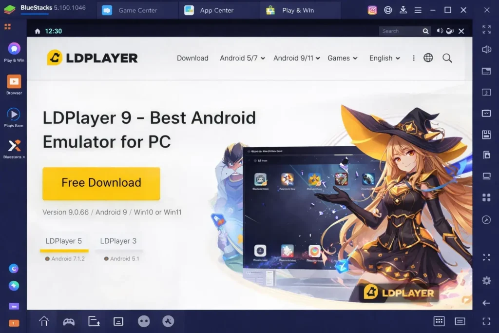visit ld player website